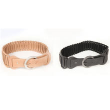 China Factory Wholesale Fashion Style Many Colors Braided Elastic Stretch Belt